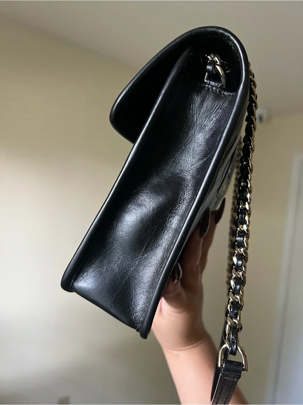 Chanel Charms Handle Cut Flap bag